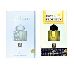 RAVIOUR LIFESTYLE Set Of 2 Sultan & Royal Prophecy Non Alcoholic Roll On Attar - 8 ml Each-20