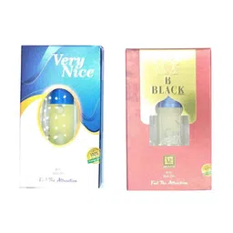 RAVIOUR LIFESTYLE Set Of 2 Very Nice & B Black Non Alcoholic Roll On Attar - 8 ml Each-15