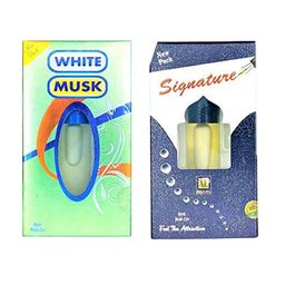 RAVIOUR LIFESTYLE Set Of 2 Signature & White Musk Non-Alcoholic Roll On Attar - 8 ml Each-13