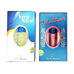 RAVIOUR LIFESTYLE Set Of 2 Very Nice & Kala Bhoot Alcohol Free Roll On Attar - 8 ml Each-45