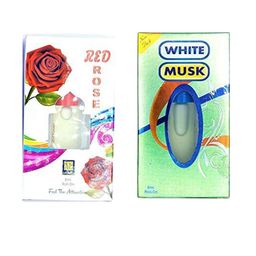 RAVIOUR LIFESTYLE Set Of 2 Red Rose & White Musk Alcohol Free Roll On Attar - 8 ml Each-11