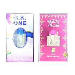 RAVIOUR LIFESTYLE Set Of 2 G.K One & White Oudh Alcohol Free Roll On Attar - 8 ml Each-15