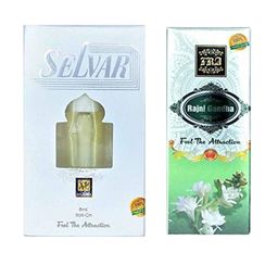 RAVIOUR LIFESTYLE Set Of 2 Selvar & Rajni Gandha Alcohol Free Roll On Attar - 8 ml Each-43