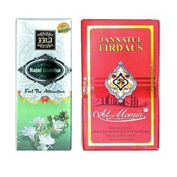 RAVIOUR LIFESTYLE Set Of 2 Jannat Ul Firdous & Rajni Gandha Roll On Attar - 8 ml Each-41