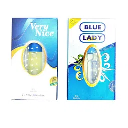 RAVIOUR LIFESTYLE Set Of 2 Very Nice & Blue Lady Non-Alcoholic Roll On Attar - 8 ml Each-24