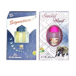 RAVIOUR LIFESTYLE Set Of 2 Signature & Sandal Wood Roll On Attar - 8 ml Each-54