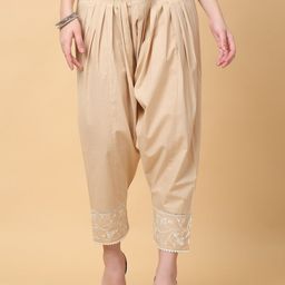 Laado - Pamper Yourself Women Mid Rise Loose Fit Pure Cotton Salwar-image-47