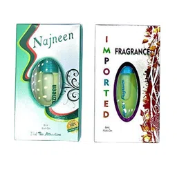 RAVIOUR LIFESTYLE Set Of 2 Nazneen & Imported Fragrance Roll On Attar - 8 ml Each-10