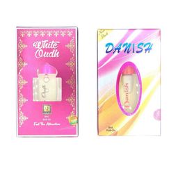 RAVIOUR LIFESTYLE Set Of 2 Danish & White Oudh Non-Alcoholic Roll On Attar - 8 ml Each-17