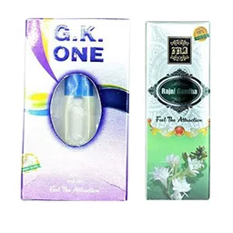 RAVIOUR LIFESTYLE Set Of 2 Rajni Gandha & G.K One Roll On Attar - 8 ml Each-6