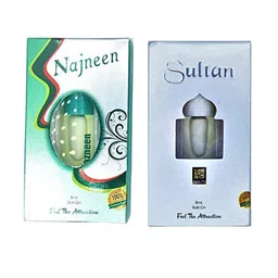 RAVIOUR LIFESTYLE Set Of 2 Sultan & Najneen Non Alcoholic Roll On Attar - 8 ml Each-22