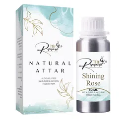 THE RUPAWAT Perfumery House Shining Rose 100% Pure & Natural Alcohol-Free Attar - 50 ml-image-28