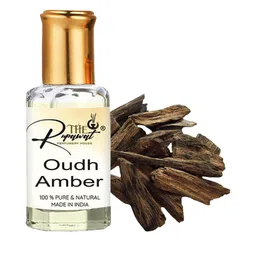 THE RUPAWAT Perfumery House Oudh Amber Natural & Alcohol Free Attar - 12 ml-image-81
