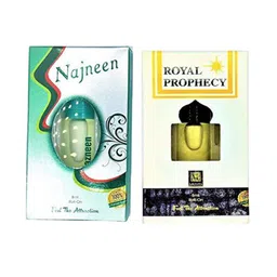 RAVIOUR LIFESTYLE Set Of 2 Nazneen & Royal Prophecy Alcohol Free Attar - 8 ml Each-40