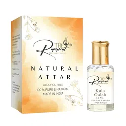 THE RUPAWAT Perfumery House Kala Gulab Natural Alcohol-Free Attar - 12 ml-image-89