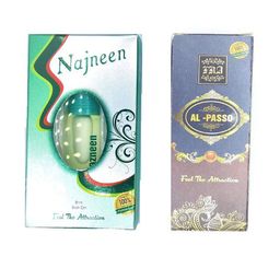 RAVIOUR LIFESTYLE Set Of 2 Nazneen & Al Passo Alcohol Free Roll On Attar - 8 ml Each-55