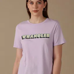 Wrangler Typography Printed Round Neck Cotton T-shirt-image-34