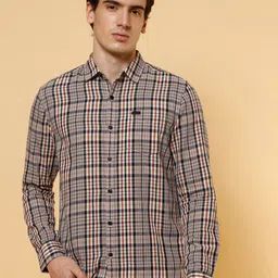 Wrangler Tartan Checked Cotton Casual Shirt-image-80