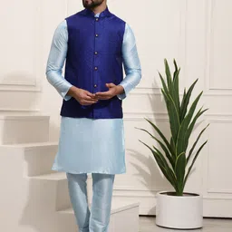 SOJANYA Mandarin Collar Kurta With Churidar-picture-44