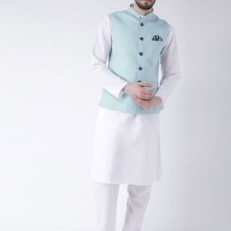 Hangup Men Pure Cotton Kurta with Pyjamas-picture-27