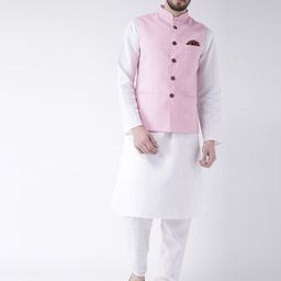 Hangup Men Pure Cotton Kurta with Pyjamas-picture-18