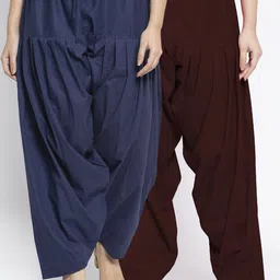 GRACIT Women Pack Of 2 Solid Cotton Salwar-picture-24
