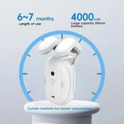 POWERLON Automatic Smart Curtain Opener Compatible with Amazon Alexa, Google Home & Siri Multipurpose Controller image 3