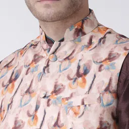 Hangup Men Kurta with Pyjamas & Nehru Jacket image 2