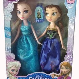 Blue Anna Elsa Frozen Sister Doll Stuffed Soft Plush Toy Love Girl-picture-10