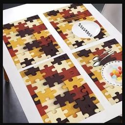 Square Pack of 6 Table Placemat-image-39