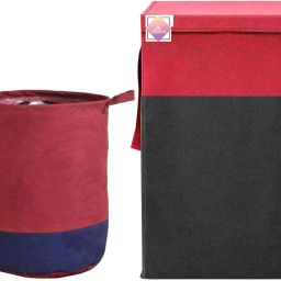 68 L Red, Black Laundry Bag-image-17