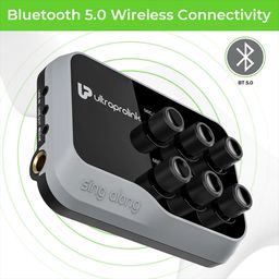 ultraprolink Wireless Karaoke Mixer with Dynamic Microphone (Black) image 2