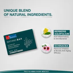 Dr. Batras Set Of 4 Bathing Bar Enriched With Berberis Aquifolium & Echinacea - 125g Each image 5