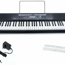juarez Opus JRK682 61-Key Electronic Keyboard Piano with LCD Digital Display, MIDI Function|Touch Response|Adapter|Key Note Stickers|Music Sheet Stand|300 Rhythms | 300 Timbres | 40 Demos Digital Portable Keyboard-picture-45