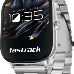 Fastrack Radiant FX2-2.04''|AMOLED|AOD|Premium Design|SS Strap|Functional Crown |Fashion Smartwatch-1