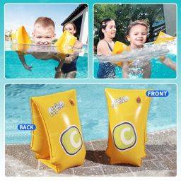 fiddlerz Swimming Arm Bands Inflatable Water Safety Support Armbands for Pool Beach Inflatable Arm Floating Bands image 5