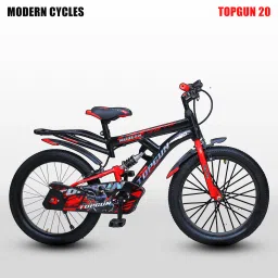MODERN Topgun 20T REAR SHOCKER Kids Cycle Ideal for 7-10 years (85% ASSEMBLED) 20 T (inch) Road Cycle-image-49