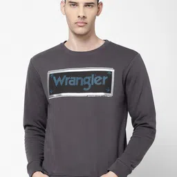 Wrangler Men Grey Printed Sweatshirt-picture-9