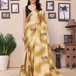 Panzora Printed Zari Ready to Wear Saree-image-25
