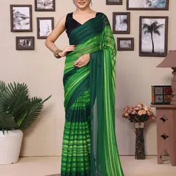 Mitera Striped Ready to Wear Saree-image-68