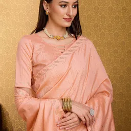 DOI MOI Beads and Stones Embellished Tussar Saree-image-27