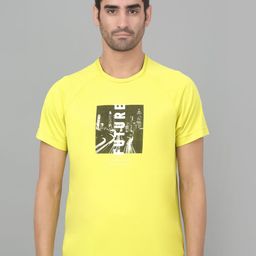 Cantabil Typography Printed Round Neck Casual T-shirt-image-39