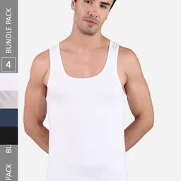 FREECULTR Pack of 5 Organic Cotton Basic Innerwear Vests-17