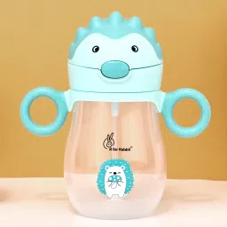 Spikey Baby Straw Sipper Bottle 320 ML | Anti Spill Sippy Cup With Gravity Ball-10