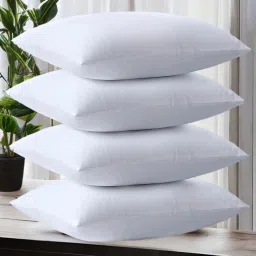 LUXURY Polyester Fibre Solid Sleeping Pillow Pack of 4-image-11