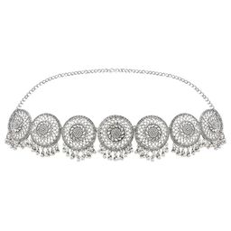 I Jewels Rhodium-Plated Kamarbandh-33