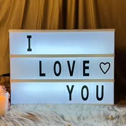 Giftii White & Black Printed Rectangle Table Lamp-52