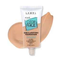LAMEL Oh My Clear SPF15 Face Foundation with Tea Tree 40 ml - Custard 404-87