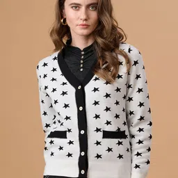 Gipsy Geometric Printed Acrylic Cardigan-picture-6