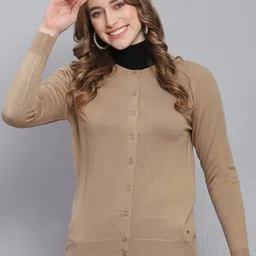 Monte Carlo Round Neck Woollen Cardigan-51